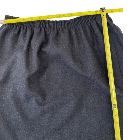 Vintage 90' Harve Benard by Benard Holtzman Gray Wool Skirt Women's size… - Picture 5 of 7
